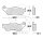 TRW Brake pad set sinter rear MCB707SH