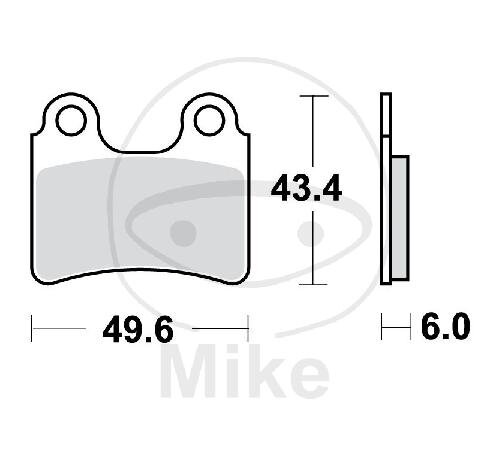 Brake pad for AJP Bet Gas Gas HM-Moto Honda OSSA Sherco Yamaha