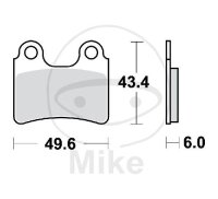 Brake pad for AJP Bet Gas Gas HM-Moto Honda OSSA Sherco...