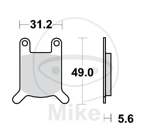 TRW Bremskl&ouml;tze Standard MCB508