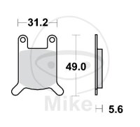 TRW Bremskl&ouml;tze Standard MCB508