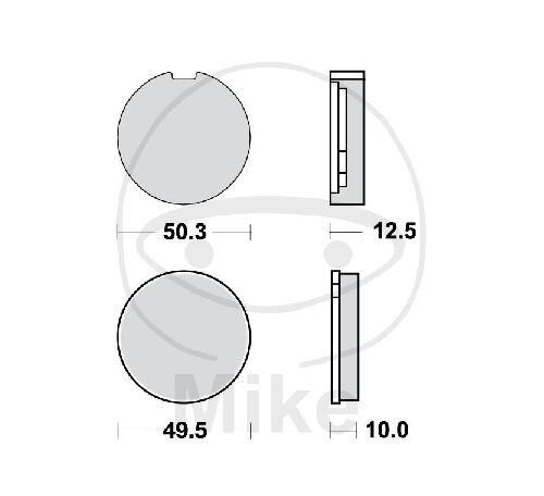 TRW Bremskl&ouml;tze Standard MCB16