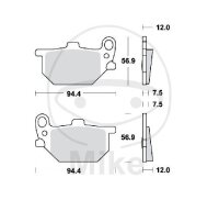 Pattino del freno per Yamaha RD 250 400 XS 400 750