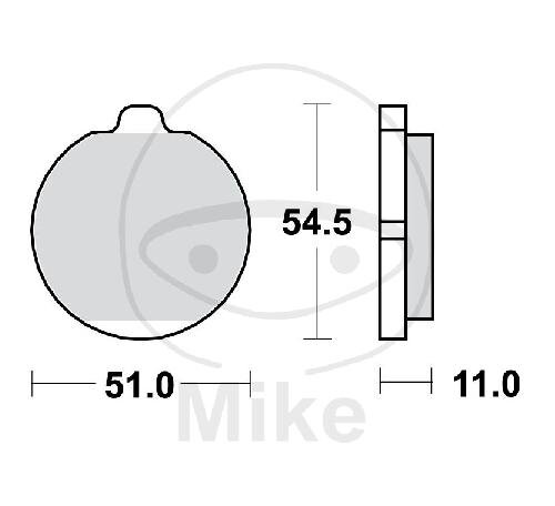 TRW Bremskl&ouml;tze Standard MCB505