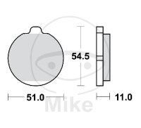 TRW Bremskl&ouml;tze Standard MCB505