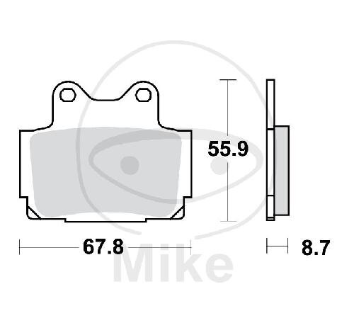 TRW Plaquettes de frein standard MCB541