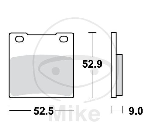 TRW Brake pad set sinter rear MCB531SH