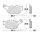 TRW Brake pad set sinter rear MCB585SH