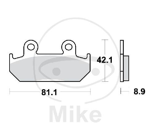 TRW Plaquettes de frein standard MCB562