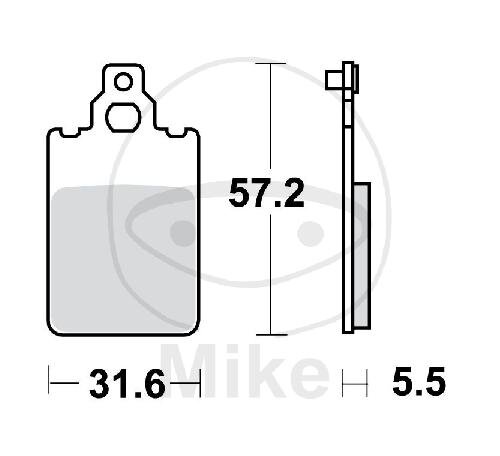 TRW brake pads standard MCB578