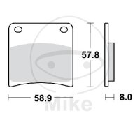 TRW Plaquettes de frein standard MCB591