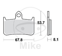 TRW Plaquettes de frein standard MCB593