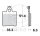 TRW brake pads standard MCB552