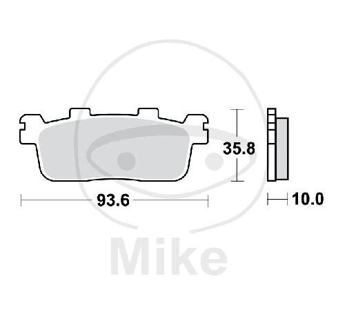 TRW-Lucas EC Scooter Pad MCB821EC