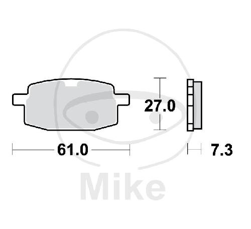 TRW-Lucas EC Scooter Pad MCB590EC