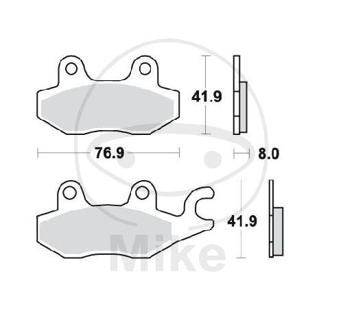 Brake pad left for Aeon Cagiva Kawasaki Rex Suzuki Triumph Yamaha