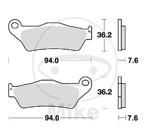Brake pad for Aprilia BMW Ducati Husaberg Husqvarna KTM Suzuki Triupmh Yamaha