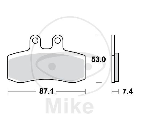 TRW Bremskl&ouml;tze Standard MCB652
