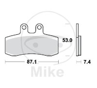 TRW Bremskl&ouml;tze Standard MCB652