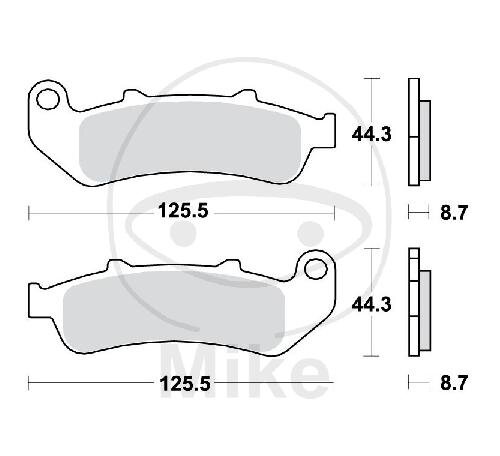 TRW Plaquettes de frein standard MCB658