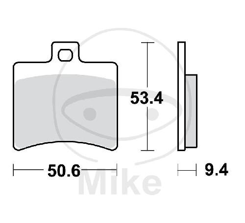 Tampone per scooter TRW-Lucas EC MCB710EC