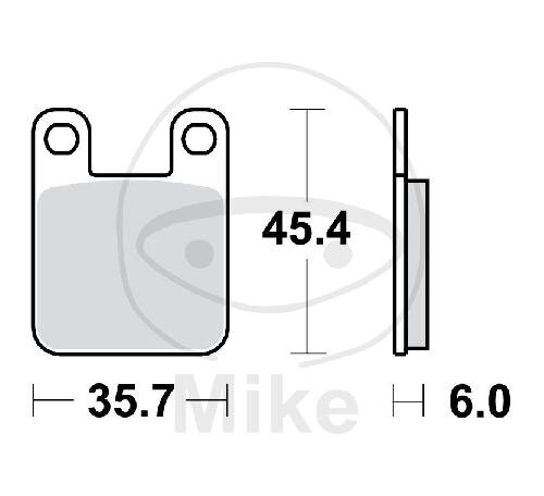 Brake pad for Aprilia Beta CH CPI Derbi Italjet Motorhispania Peugeot Suzuki Yamaha