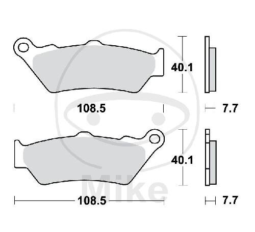 TRW Plaquettes de frein standard MCB671