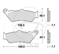 TRW Plaquettes de frein standard MCB671