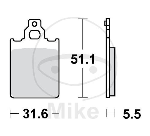 TRW Bremskl&ouml;tze Standard MCB651