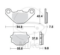 Plaquette de frein pour Aeon Aprilia Kawasaki KTM...