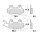 Brake pad for Aprilia CAN-AM Husqvarna Kawasaki Suzuki Triumph Yamaha