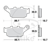 Rev&ecirc;tement pour scooter TRW-Lucas EC MCB585SRM