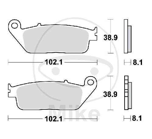 TRW-Lucas EC Scooter Belag MCB598SRM