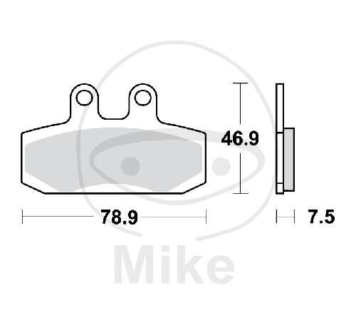 TRW Bremskl&ouml;tze Standard MCB673