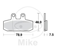 TRW Plaquettes de frein standard MCB673