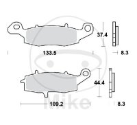 Brake pad for CFMOTO Kawasaki Suzuki