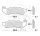 TRW Brake pad set sinter front MCB658SV