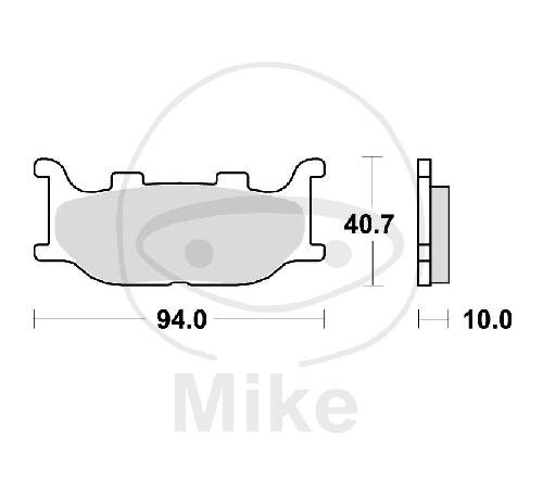 TRW Jeu de plaquettes de frein avant fritt&eacute;es MCB666SV