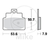 Rev&ecirc;tement pour scooter TRW-Lucas EC MCB709SRM