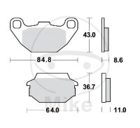 Rev&ecirc;tement TRW-Lucas EC Scooter MCB712SRM