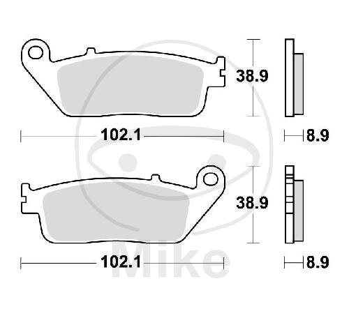 TRW-Lucas EC Scooter Pad MCB764SRM