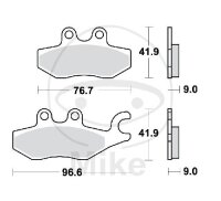 Pattino del freno per Piaggio 125 150 250 300 350 400 500...