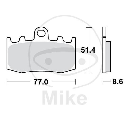 Plaquette de frein pour BMW K 1200 1300 R 1100 1150 1200
