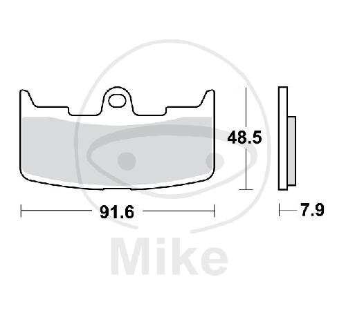 TRW Brake pad set Sinter front MCB747SV