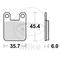 Brake pad for Aprilia Beta CH CPI Derbi Italjet...
