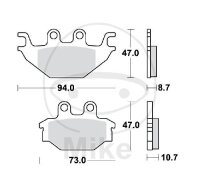 Pastilla de freno para Adly/Herchee Arctic CAN-AM CPI...