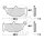 TRW Bremsklotz Satz Sinter hinten MCB783SH