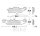 Brake pad for Kawasaki KFX 450 700 KVF 650 Suzuki LT-V 700