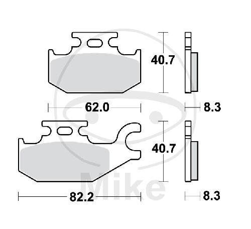Brake pad for Suzuki LT-A 400 450 500 700 750 LT-F 400