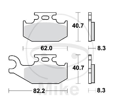 Brake pad for Suzuki LT-A 400 450 500 700 750 LT-F 400